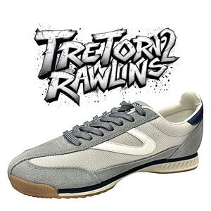 Tretorn Rawlins2 NWOB Women’s Gray Blue Vintage White Size 6 Medium
